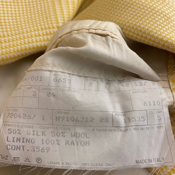 Burberry Suit Jacket and Skirt Set Authentic Vintage 80s Size 42 Silk and Wool - Picture 12 of 16